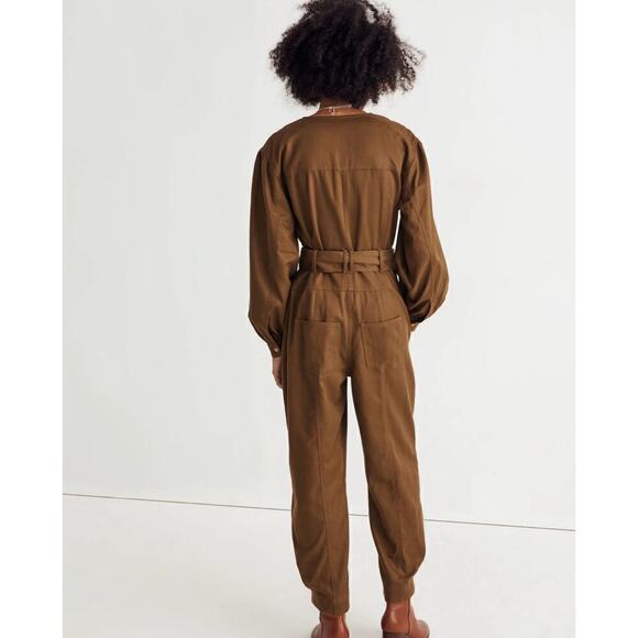 Madewell Jumpsuit Tapered-Leg in Golden Spinach XXS NWT - Picture 3 of 12